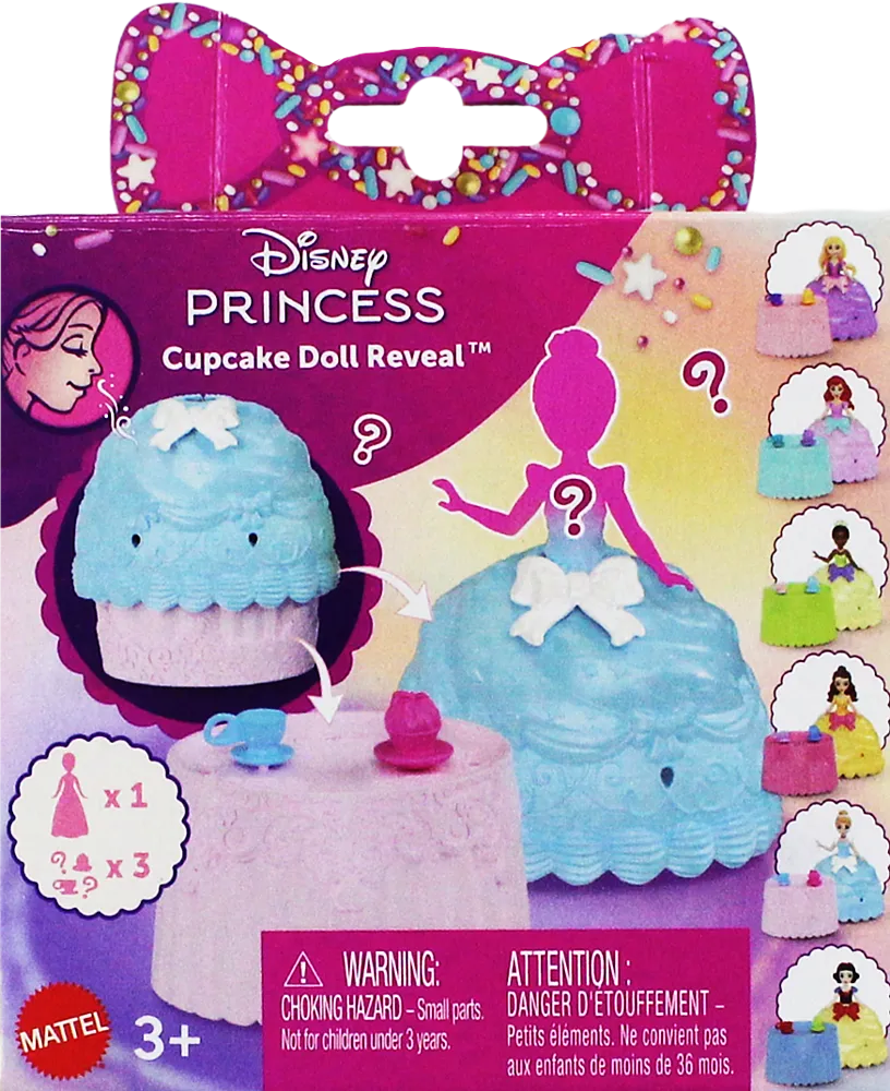 Doll "Disney Princess Cupcake Doll Reveal" 