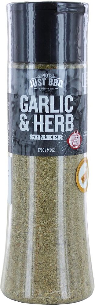 Seasoning garlic & herb "Just BBQ" 270g
