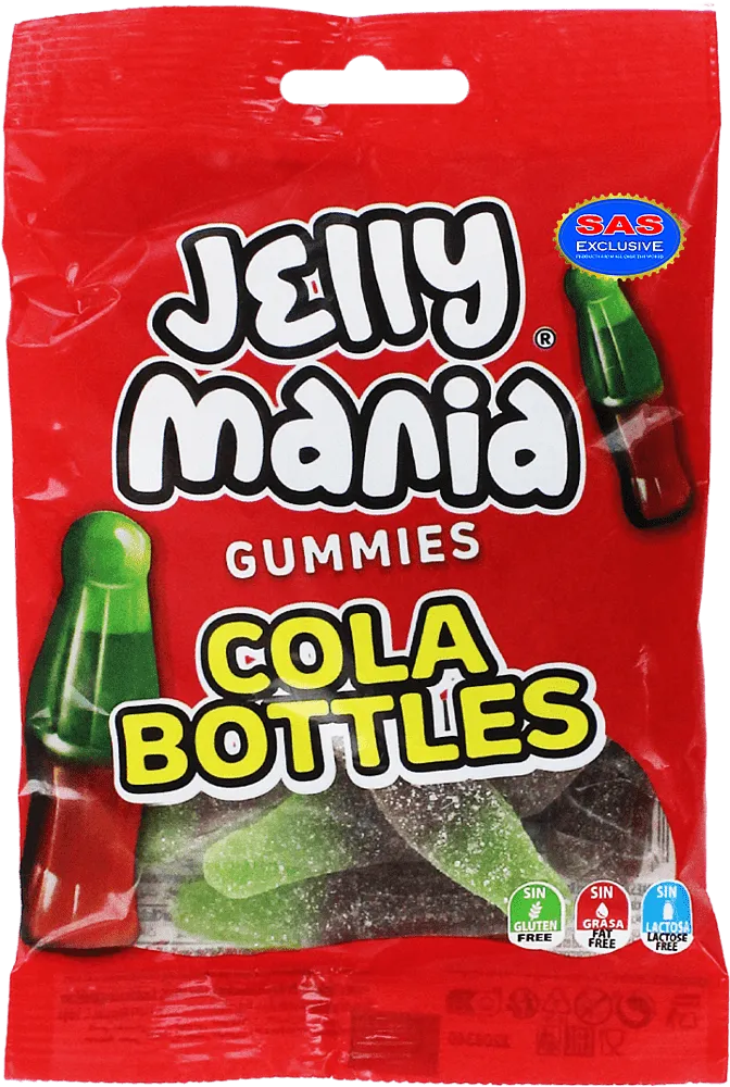 Jelly candies "Jake Jelly Mania Cola Bottles" 100g
