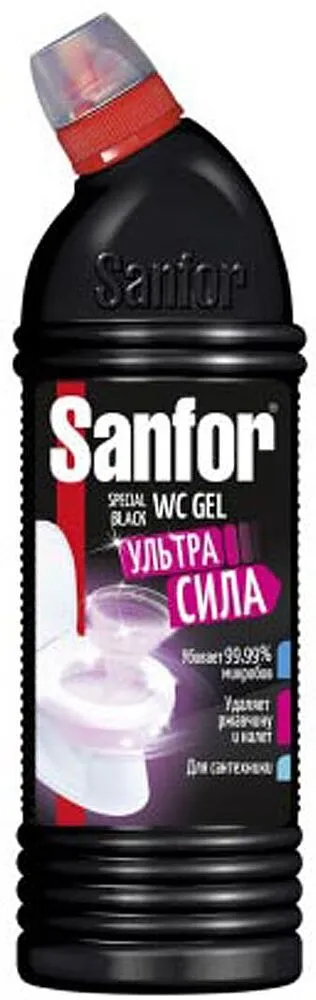 Toilet cleaner "Sanfor WC Special Black" 750g