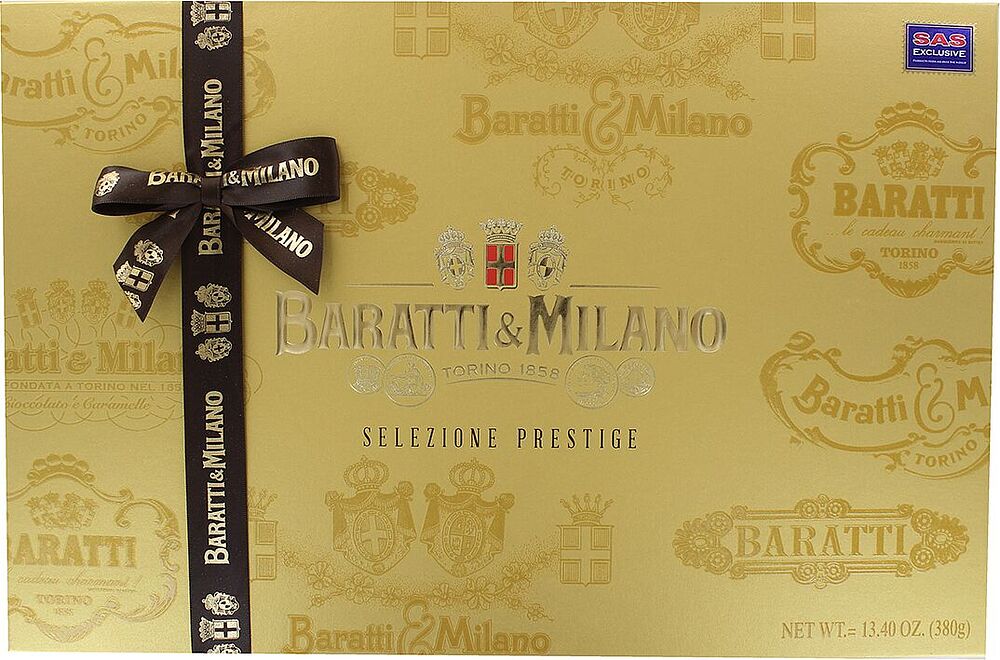 Chocolate candies collection "Baratti & Milano Selezione Prestige" 380g