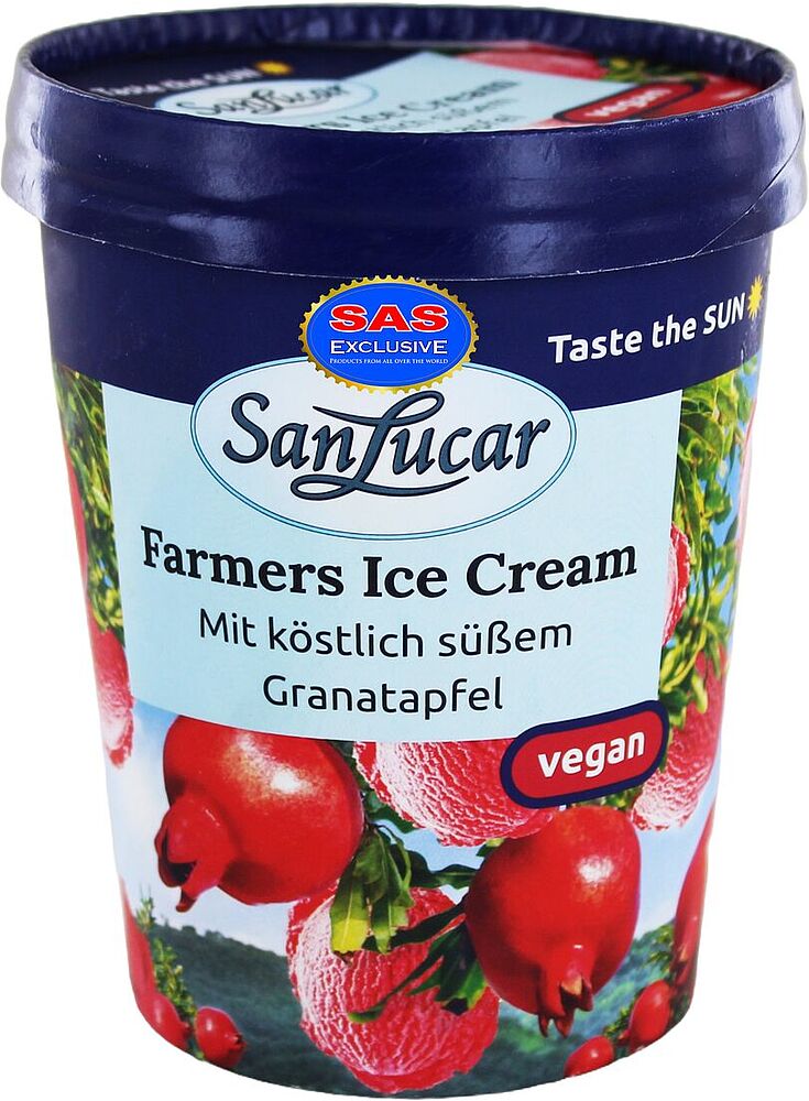 Pomegranate ice cream "Sanlucar" 330g
