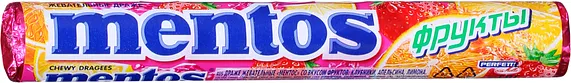 Chewing dragees "Mentos" 37.5g Fruity