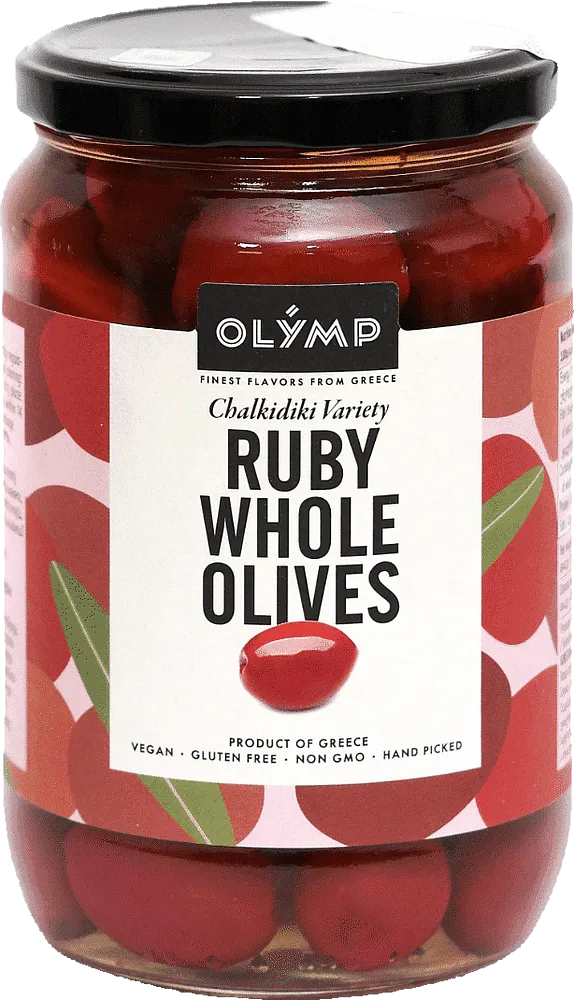 Ruby olives with pit "Olymp" 720g