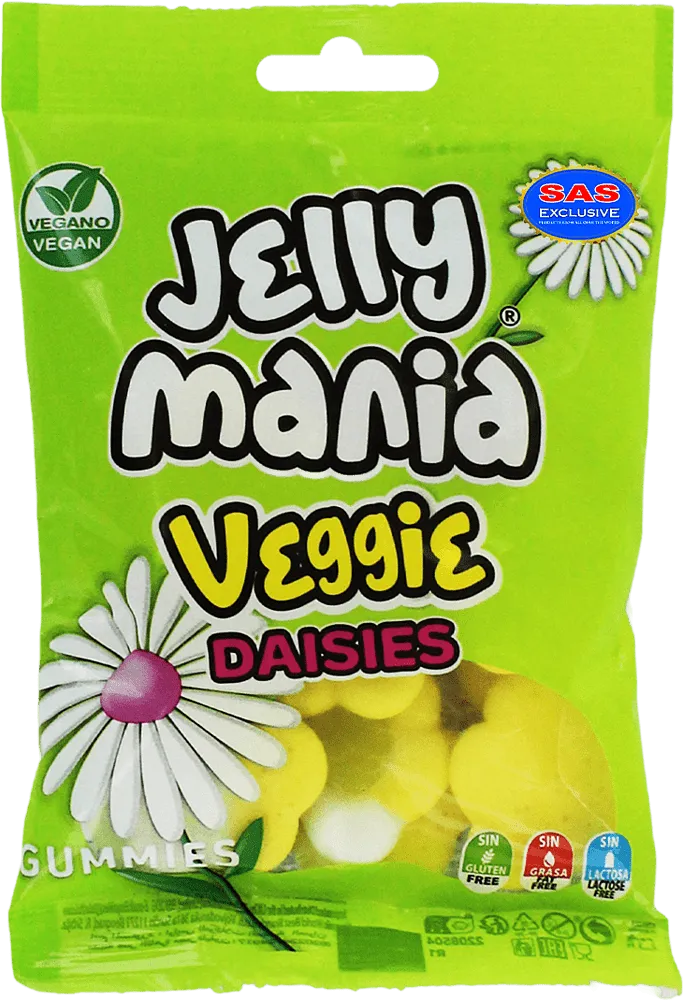 Jelly candies "Jake Jelly Mania Veggie Daisies" 100g
