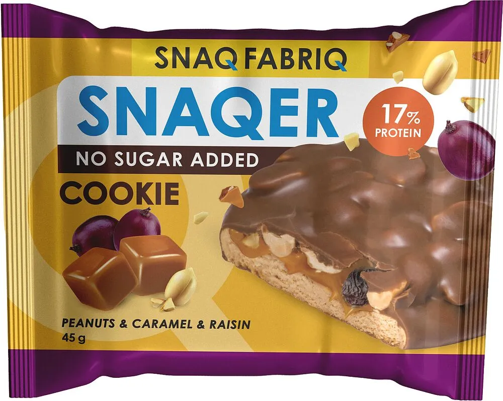 Protein cookie with chocolate "Snaq Fabriq Snaqer cookie" 45g
