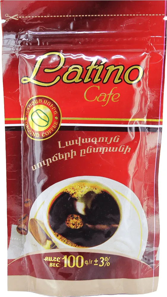 Ground coffee "Latino" 100g±3%