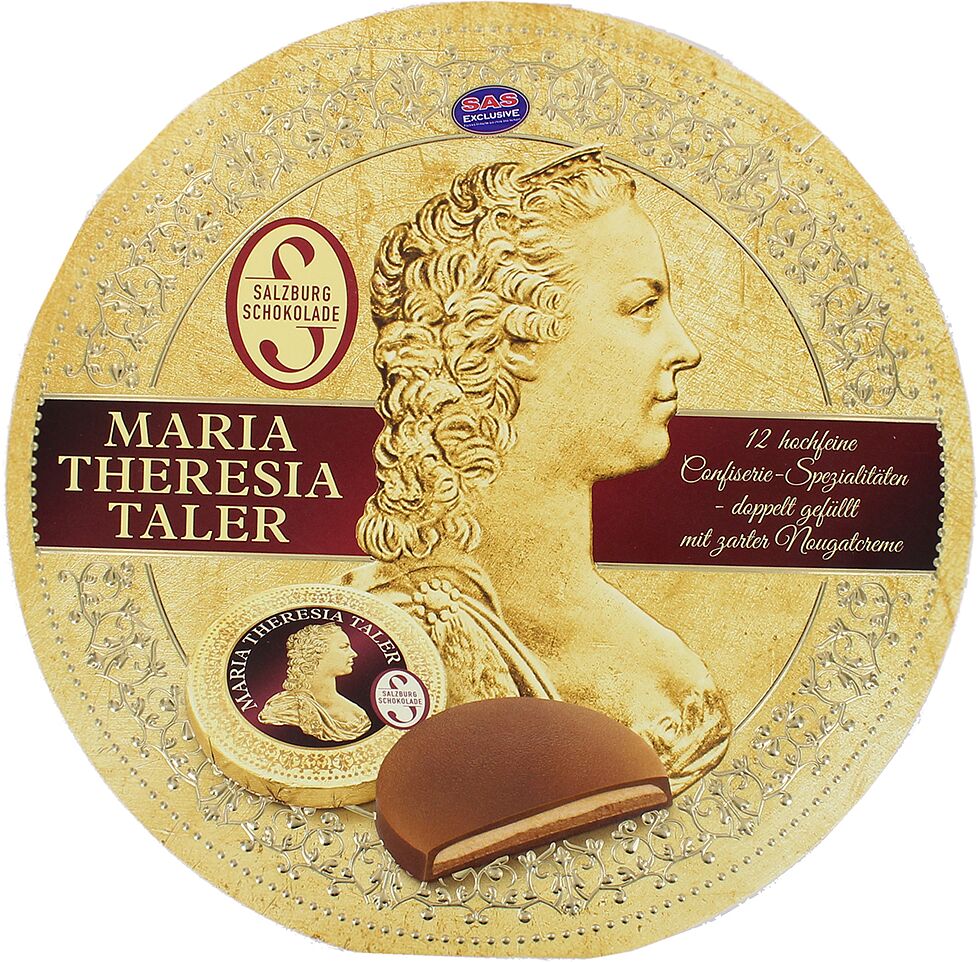 Շոկոլադե կոնֆետների հավաքածու «Maria Theresia Taler» 240գ