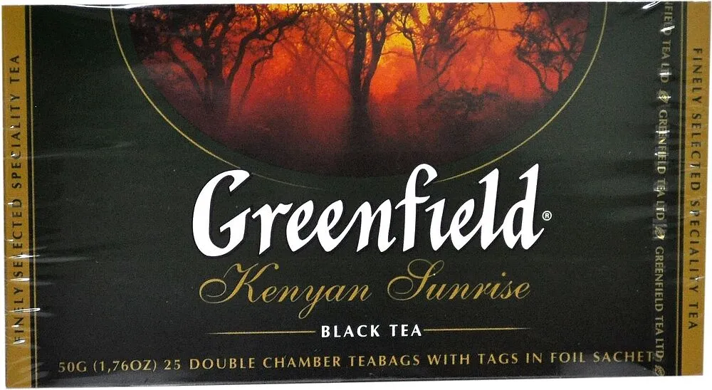 Black tea "Greenfield Kenyan Sunrise" 25*2g