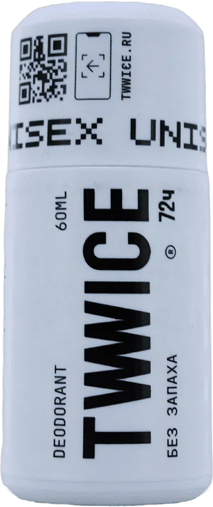 Antiperspirant roll-on "Twwice Unisex" 60ml
