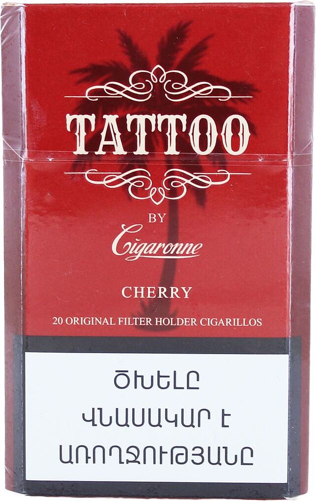 Сигарилла "Cigaronne Tattoo King Size Cherry" 