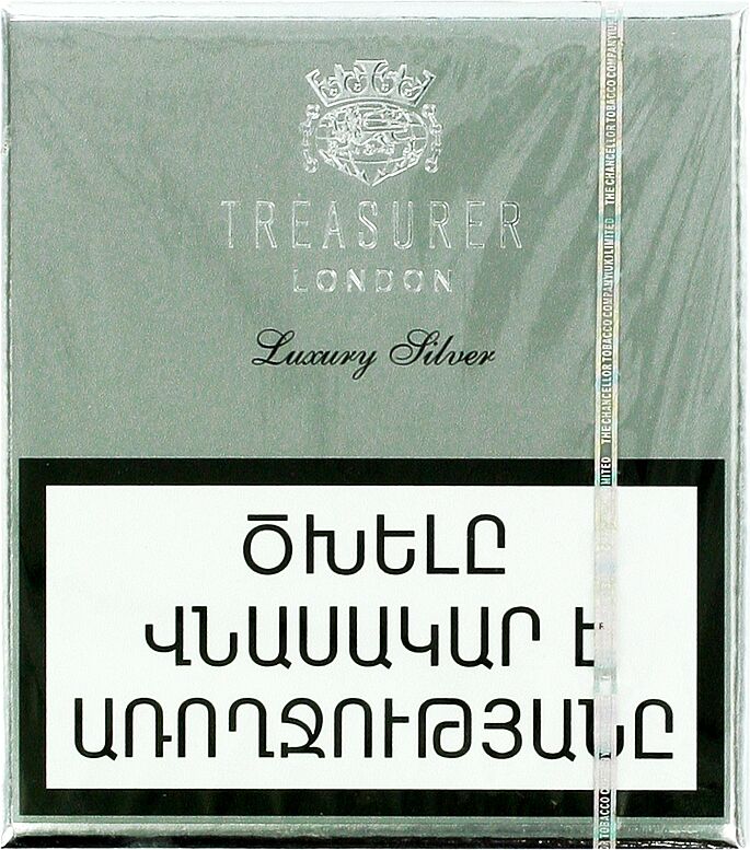 Cigarettes "Treasurer London Luxury Silver"