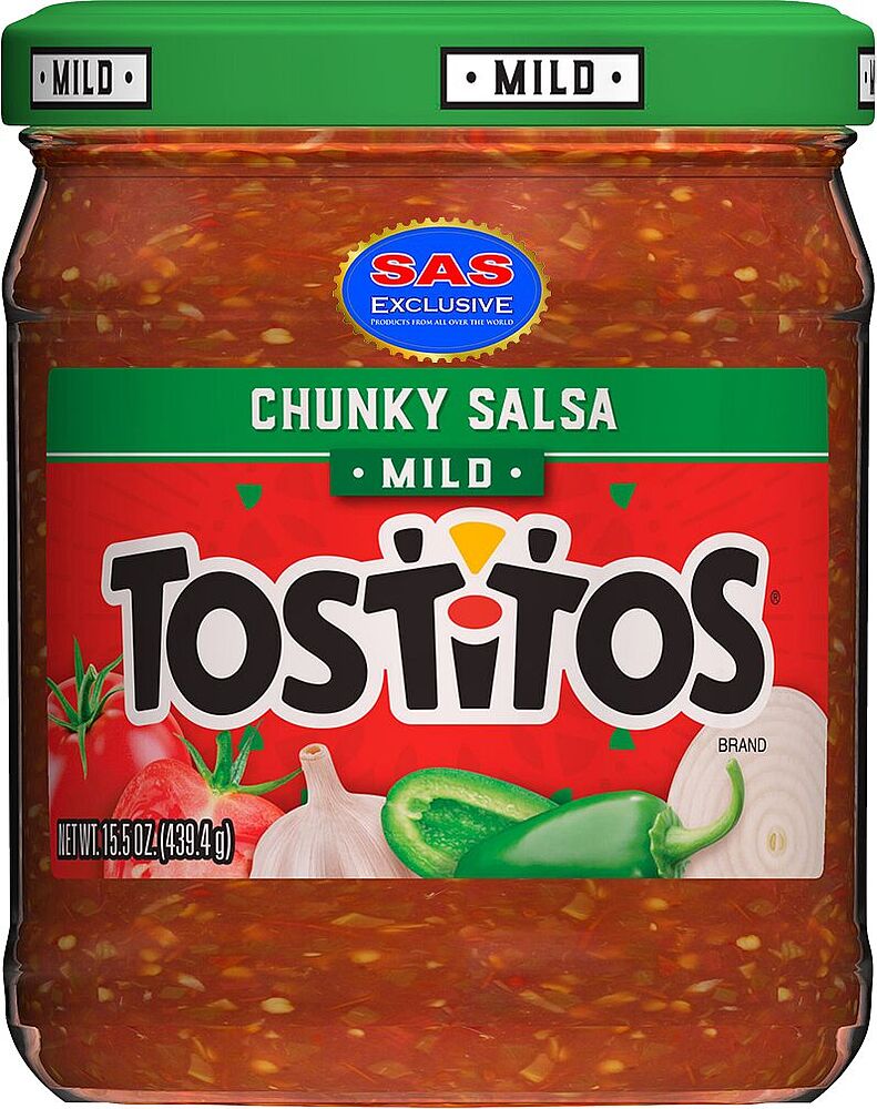 Salsa sauce "Tostitos Mild Chunky Salsa" 439.4g
