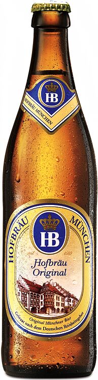 Пиво "Hofbrau Munchen" 0.5л