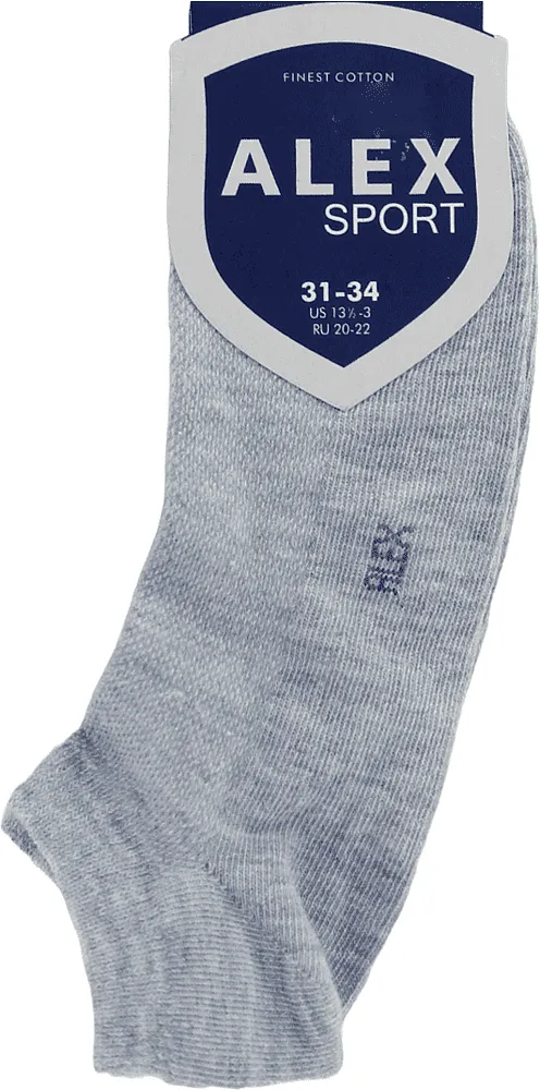 Gray socks "Alex Sport"
