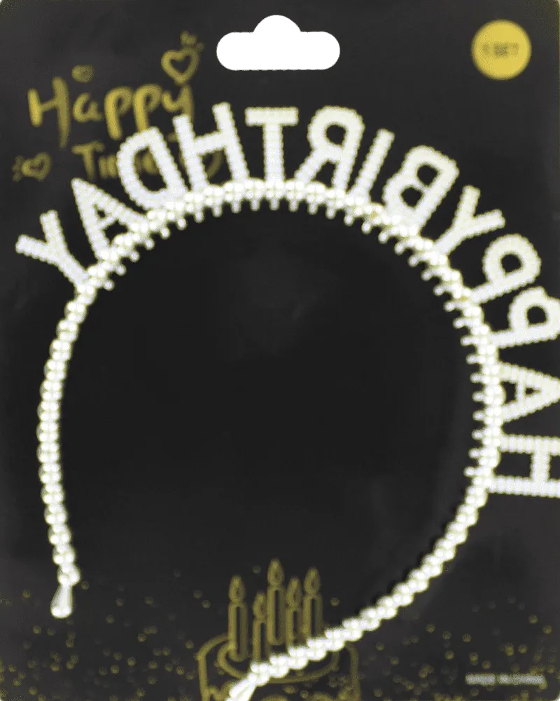 Գլխազարդ «Happy Birthday»
