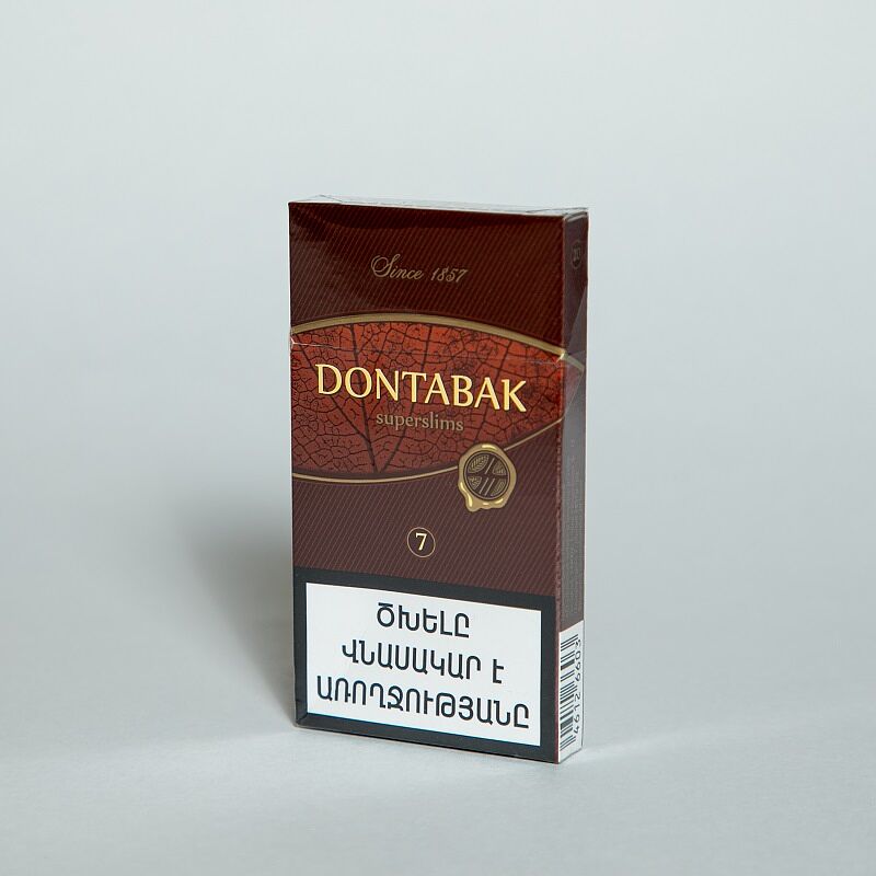 Cigarettes "Dontabak Super silms 7"