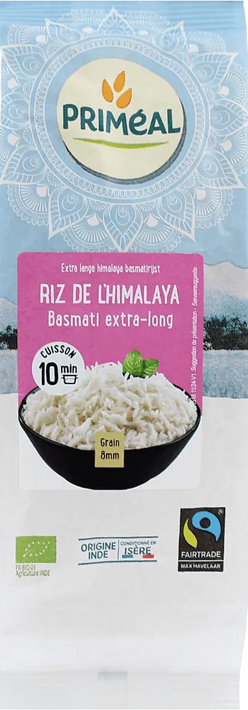 Long-grain rice "Primeal Basmati Lhimalaya" 400g
