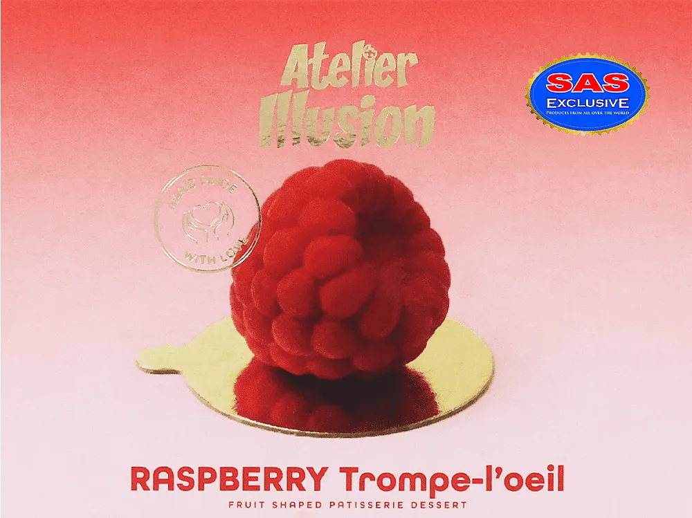 Աղանդեր սառը մուսային ազնվամորու «Atelier Illusion Raspberry» 80գ