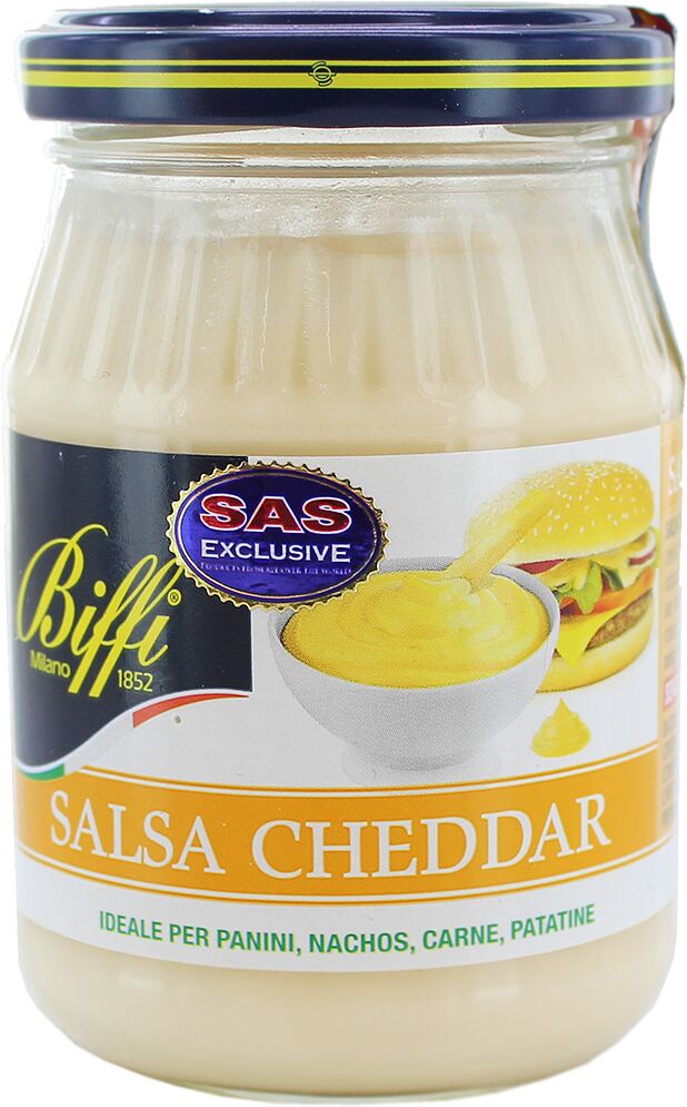 Salsa sauce with cheese "Biffi Cheddar" 180g