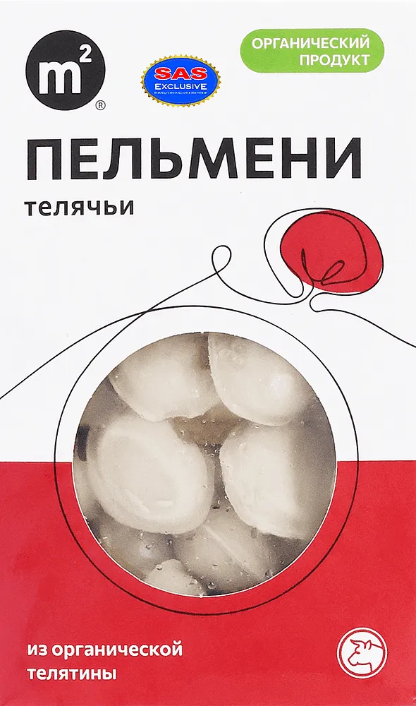 Пельмени телячьи "М2 Органик" 450г
