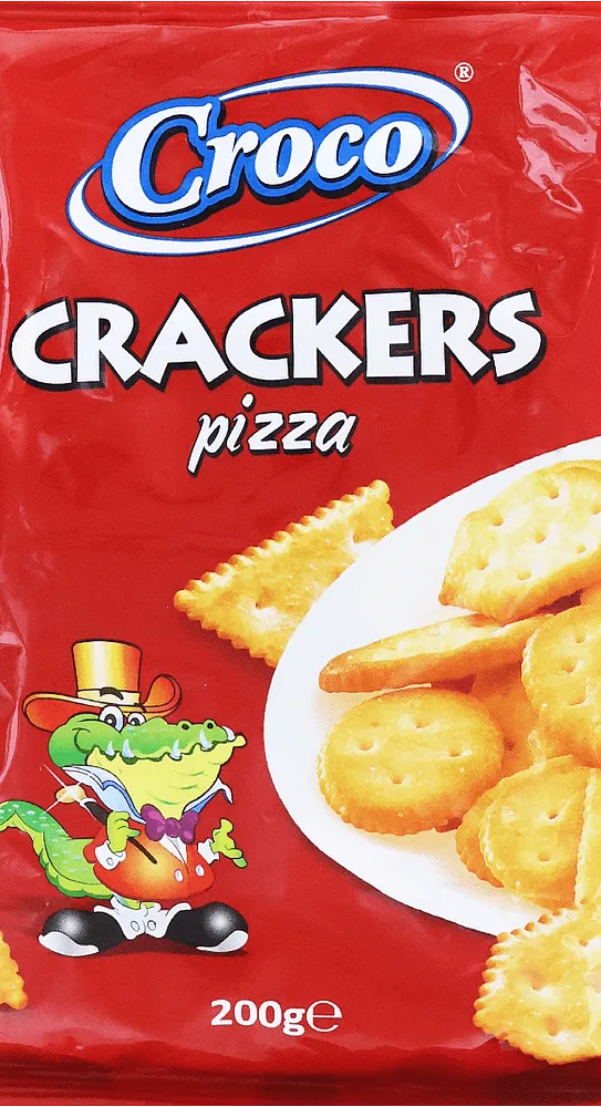 Կրեկերներ պիցցայի համով «Croco Pizza» 200գ
