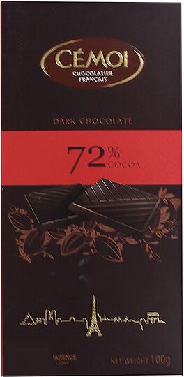 Շոկոլադե սալիկ մուգ «Chocolate de Napoleon» 100գ  