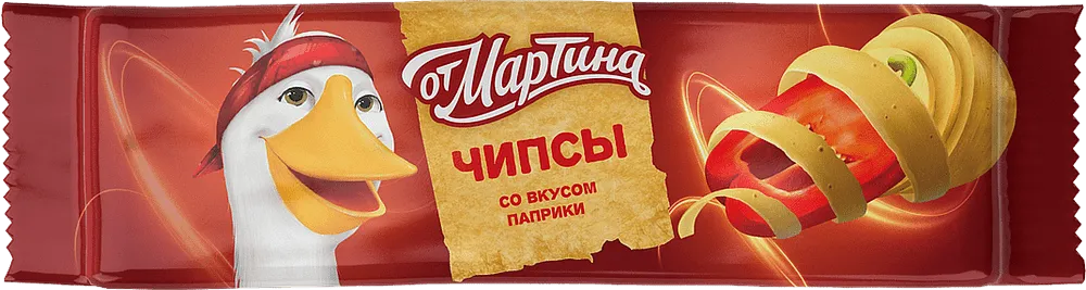 Paprika flavored chips "Ot Martina Parika" 100g 