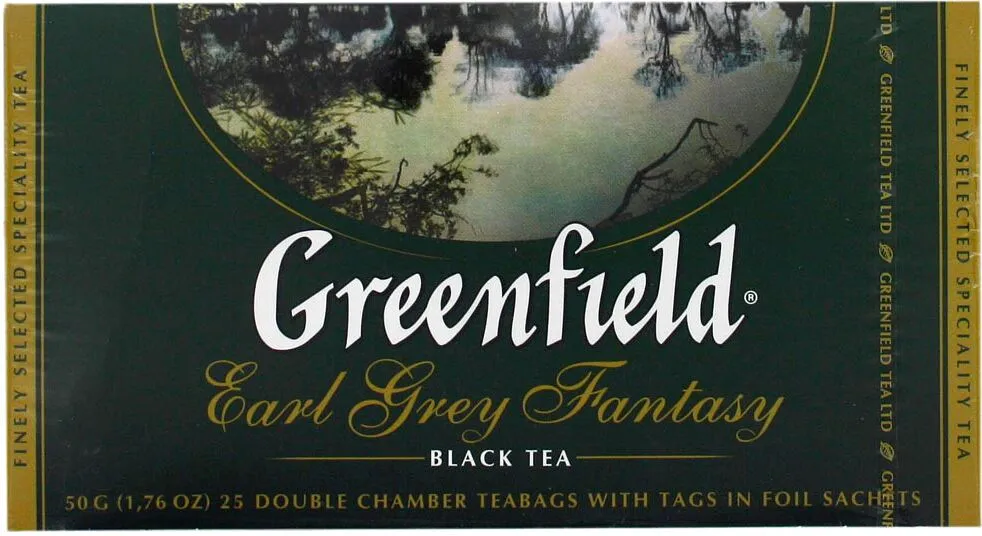 Black tea "Greenfield Earl Grey Fantasy" 25*2g