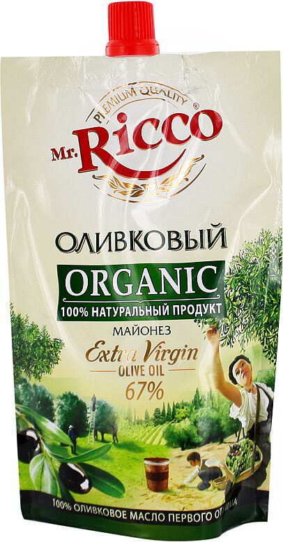 Майонез оливковый "Mr. Ricco" 220мл 