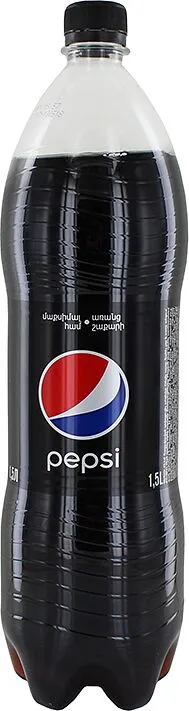 Refreshing carbonated drink  "Pepsi Black" 1.5l