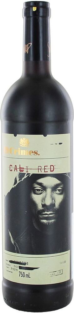 Вино красное "19 Crimes Snoop Dogg Cali" 0.75л