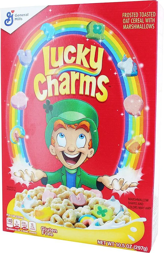 Ready breakfast "General Mills Lucky Charms" 297g