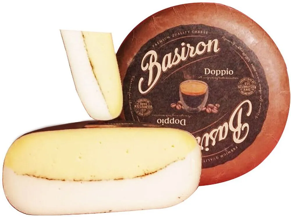 Goat gouda cheese with coffee flavor "Veldhuyzen Kaas Basiron"
