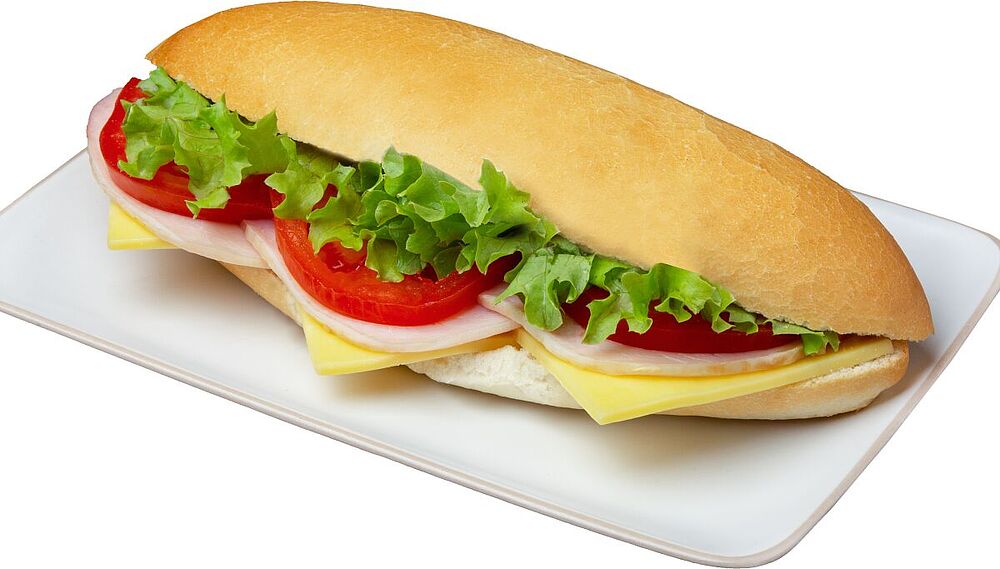 Sandwich with pork fillet "SAS Product" 	