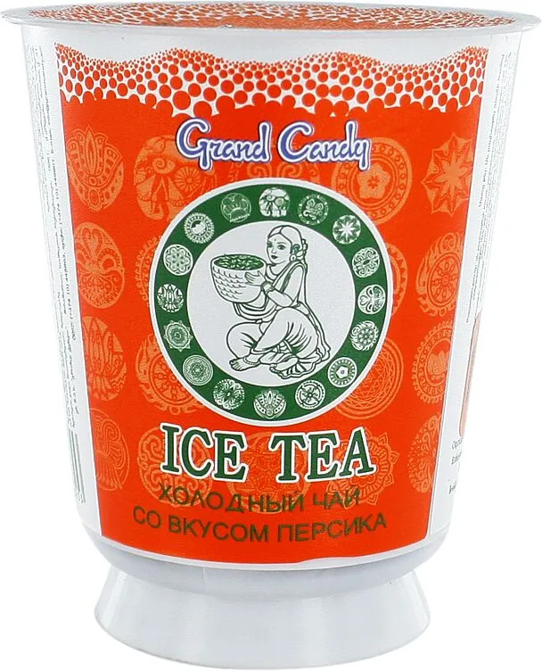 Ice tea with peach flavor "Grand Candy" 170ml 
