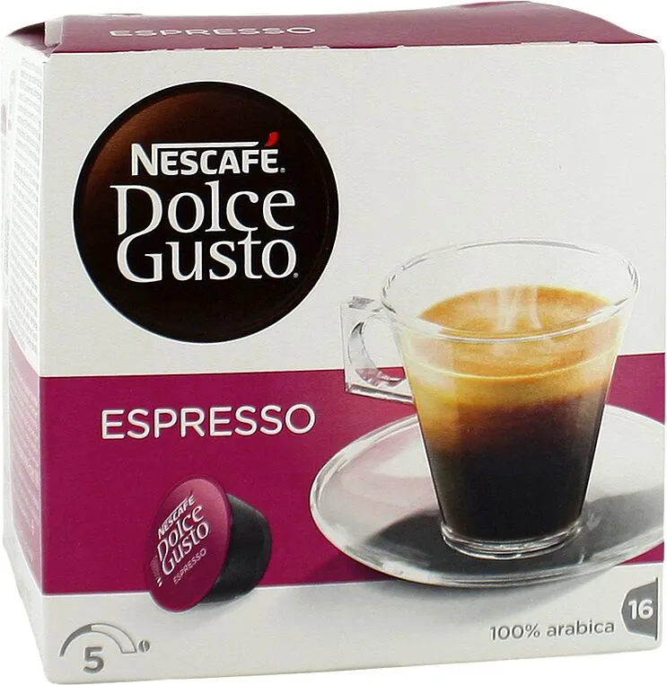 Espresso coffee "Nescafe Dolce Gusto Espresso" 16pcs, 88g