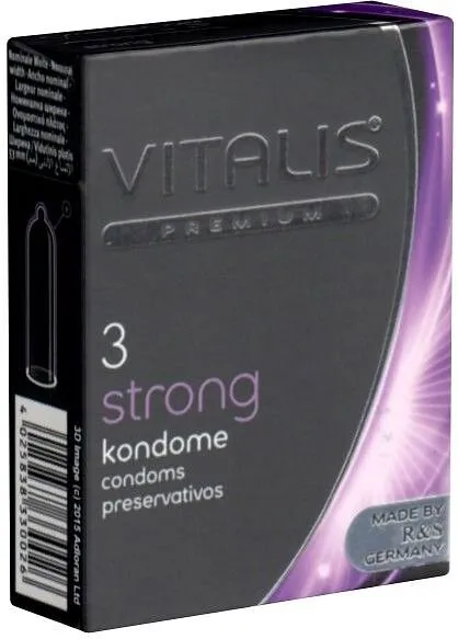 Condoms "Vitalis Strong" 3pcs