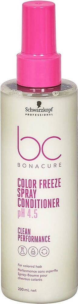 Кондиционер-спрей для волос "Schwarzkopf BC Color Freeze PH4.5" 200мл