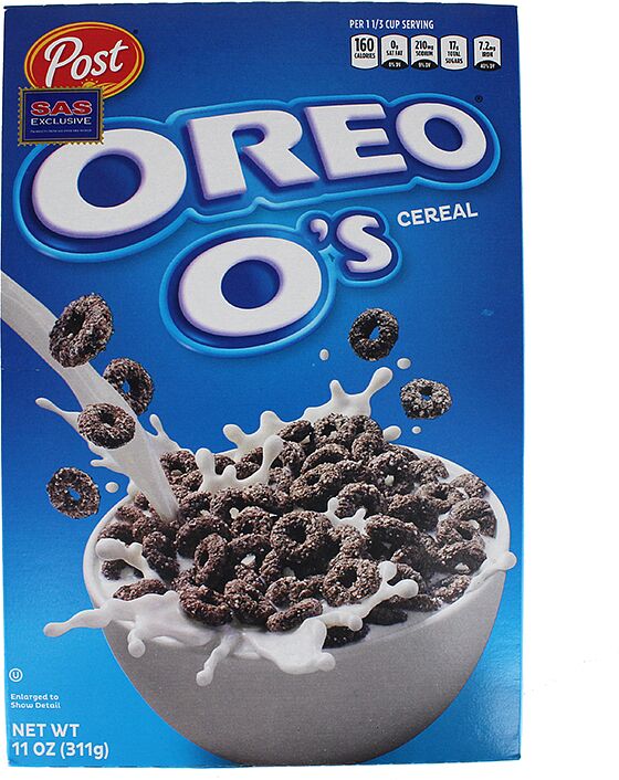 Պատրաստի նախաճաշ «Post Oreo's Cereal» 311գ