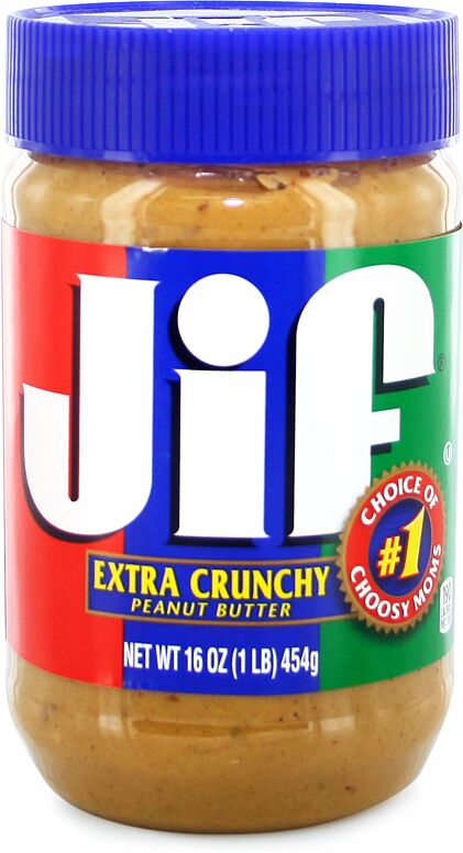 Арахисовый крем "Jif Crunchy" 454g 
