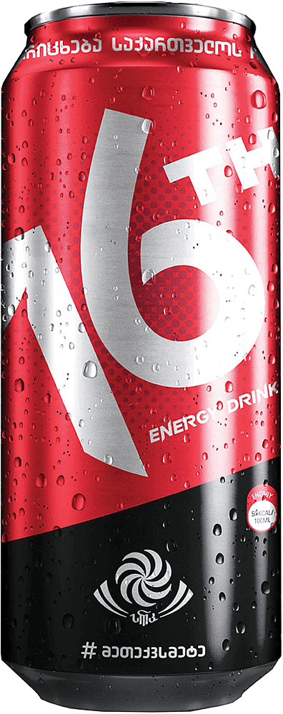 Energy carbonated drink "16 TH" 0.25l
