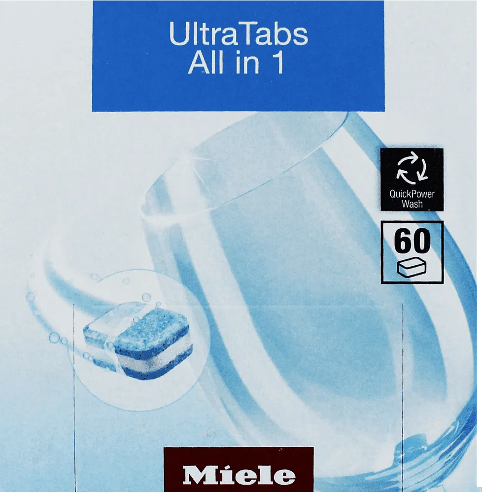 Capsules for dishwasher use "Miele Ultra Tabs All in 1" 60 pcs
