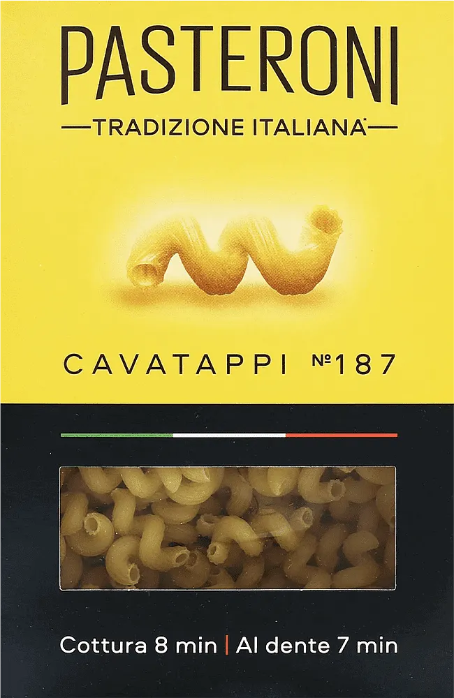 Pasta "Pasteroni Cavatappi №187" 400g
