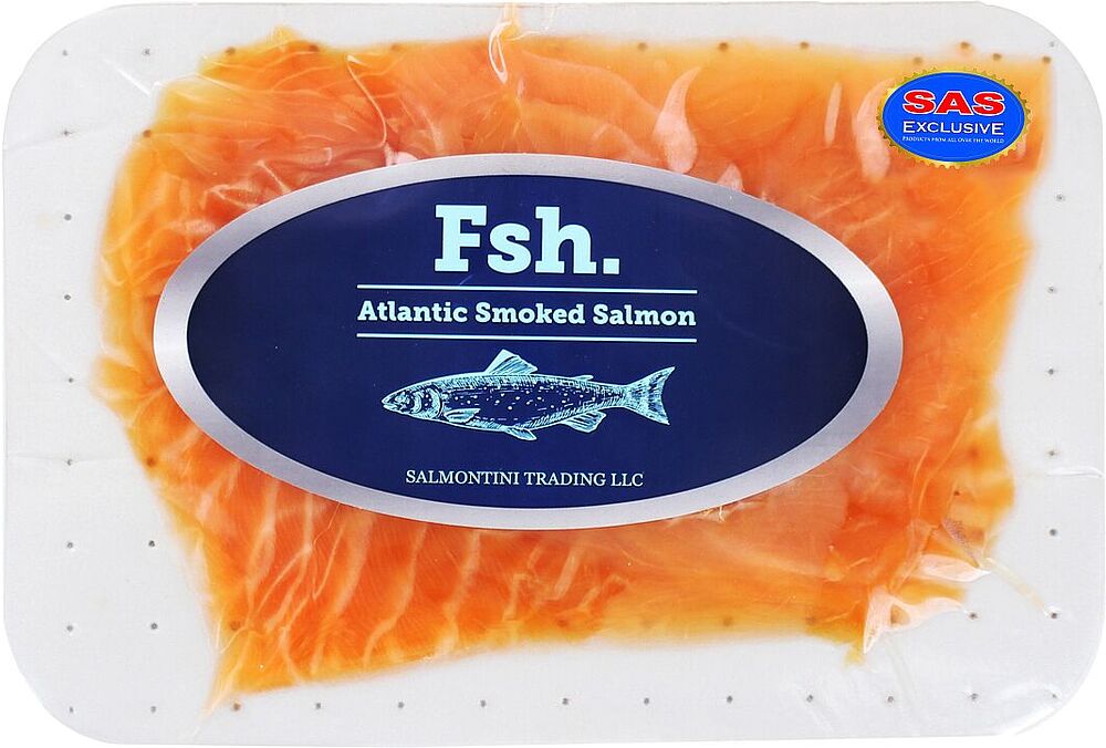 Smoked salmon "Fsh" 100g