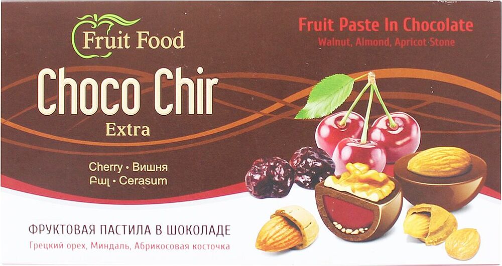 Cherry paste in chocolate 