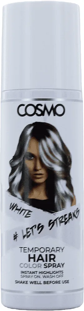 Hair colouring spray "Cosmo White" 100ml
