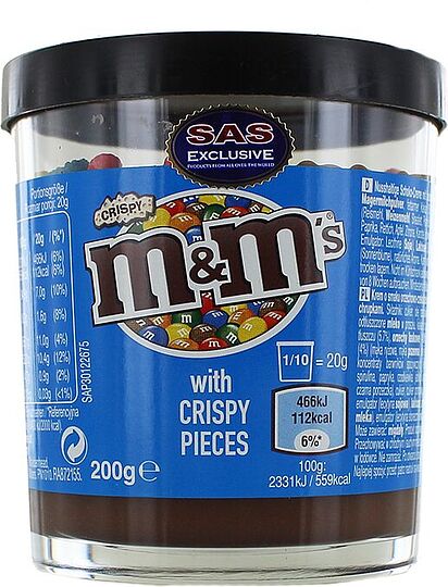 Շոկոլադե կրեմ «M&M's Crispy» 200գ