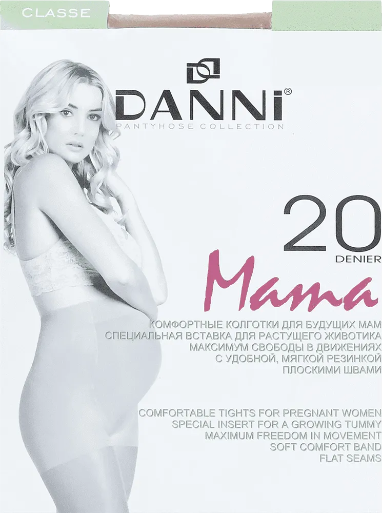Զուգագուլպա բրոնզագույն հղիների «Danni Mama Classe 20 Den N4»
