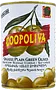 Green olives with pit "Coopoliva" 405g